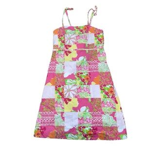 BNWOT Lilly Pulitzer Girls Patchwork Shift Sun Dress